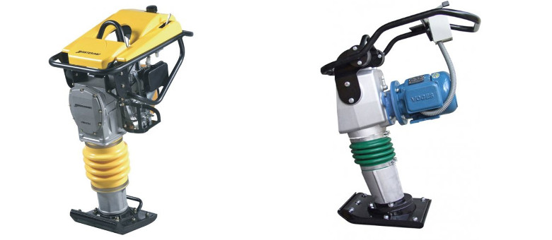 Compactadores de solo a gasolina e el&eacute;trico
